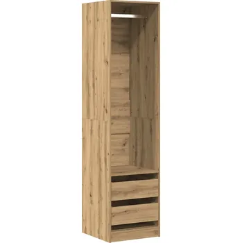 Šatní skříň Skříň dub artisan 50 x 50 x 200 cm, materiál dřevotříska