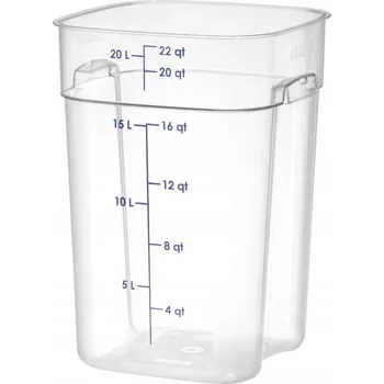 Dóza na potraviny Nádoba na potraviny CamSquares Fresh Pro Cambro 22,8L transparentní 289x289x401mm