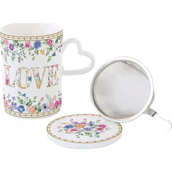 Hrnek Domdekoracji LOVE porcelánový 350 ml