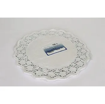 Jednorázové nádobí Dortová krajka 32 cm, bal. 100 ks