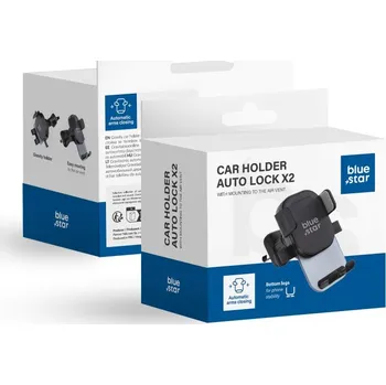 Držák do auta Blue Star Držák do auta Air Vent Auto Lock X2 Black