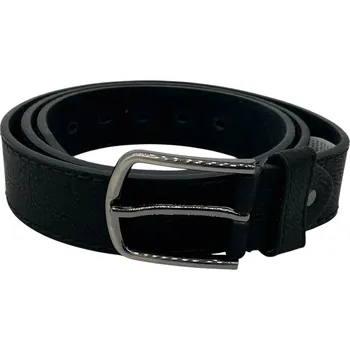 Opasek David moda Pánský černý pásek 01 Barva: Černá, rozměr: 125cm