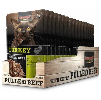 Leonardo KRŮTA a trhané hovězí MULTPACK - kapsička pro kočky 16x70 g