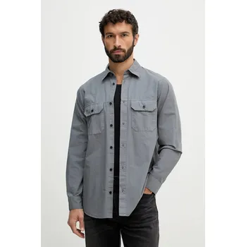 Pánská košile Bavlněná košile Armani Exchange XM002191.AF21226 šedá 90X, vel. M