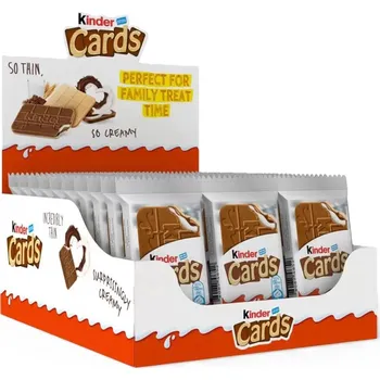 Čokoláda Kinder Cards Ferrero karton 30 x 25,6g