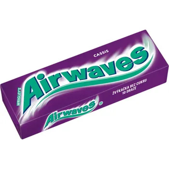 Žvýkačka AIRWAVES černý RYBÍZ dražé 14g cena za kartonové balení (Kartonové balení : 30 ks)