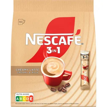 Káva Nescafé 3v1 LATTE 10x15g SÁČEK cena za kartonové balení (Kartonové balení : 18 ks)