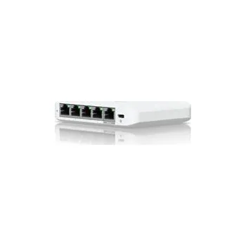Switch Ubiquiti UniFi Switch Flex Mini 2.5G (USW-Flex-2.5G-5), 5-Port 2.5Gbt, PoE-in, USB-C
