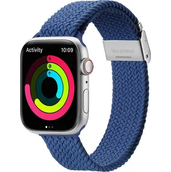 Řemínek na hodinky Řemínek Dux Ducis Strap Mixture Pro Stretchable Braided Apple Watch 42 / 44 / 45 / 49 mm Blue