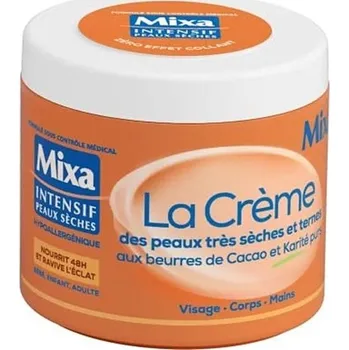 Přípravek na nehty Mixa Intensive Dry Skin – Krém pro velmi suchou a tmavou pleť – všestranné použití, obličej, tělo,