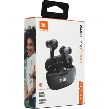 Sluchátka Sluchátka Bezdrátová sluchátka Jbl Ip54 Ipx2 Wave Beam Black