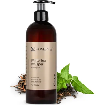 Masážní přípravek Masážní olej, Bílý čaj Whisper 500 ml