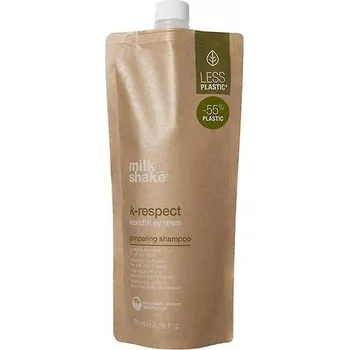 Stylingový přípravek Milk_Shake K-Respect Keratin System Preparing Shampoo - Uhlazující šampon pro hrubé a nepoddajné vlasy 750 ml