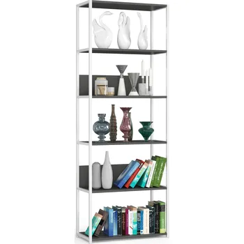 regál Regál LOFT 70 cm bílý/šedý