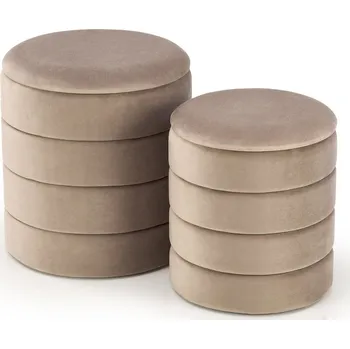 Taburet Taburety Halmar PACHO sestava, béžová