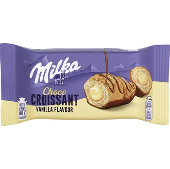 Cukrovinka Milka Crois vanilková náplň 50g cena za kartonové balení (Kartonové balení : 16 ks)