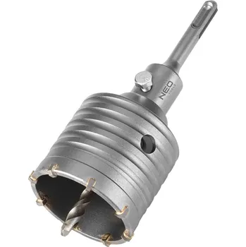 Vrták NEO TOOLS Vidlicová pila 65 mm s adaptérem SDS+ a pilotním vrtákem