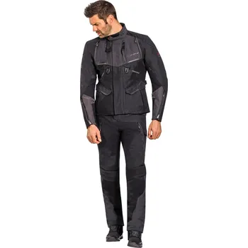Moto kombinéza Dvoudílná textilní kombinéza Ixon Eddas black grey 1103 Velikost: XL