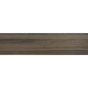 Dlažba RAKO Schodovka Rako Board tmavě hnědá mat rektifikovaná 30x120 DCPVD144 DCPVD144