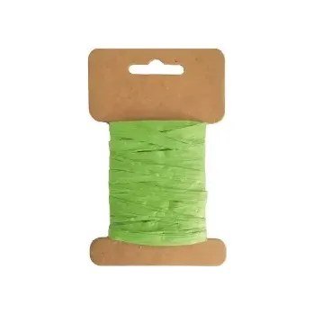 Stuha Lýko papírové zelená šířka 2 cm, 10 m