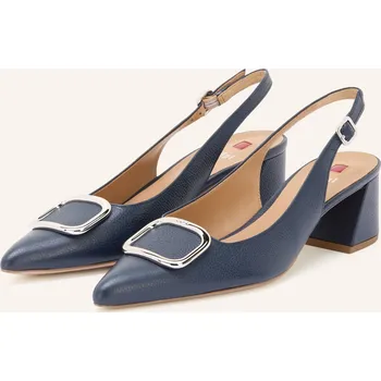 Dámské lodičky Högl Dámské Lodičky S Páskem, tmavě modrá / stříbrná, 41,5