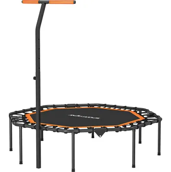 Trampolína Fitness trampolína s nastavitelnou rukojetí | oranžová