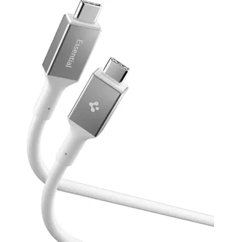 Datový kabel Kabel Spigen Eb24012Cc Essential Type-C Cable 240W 120cm White