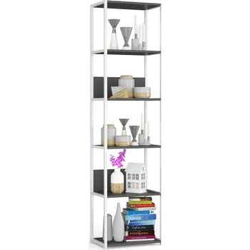 regál Regál LOFT 50 cm bílý/šedý