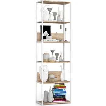 regál Regál LOFT 60 cm bílý/dub sonoma