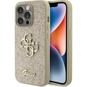 Náhradní kryt pro mobilní telefon Kryt Guess Case iPhone 15 Pro Guhcp15Lhg4Sgd (Fixed Glitter Big 4G) Gold
