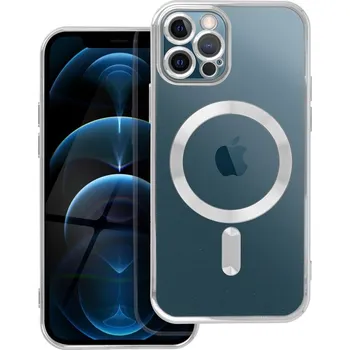 Náhradní kryt pro mobilní telefon Kryt Electro Mag Cover Case s Magsafe iPhone 12 Pro silver