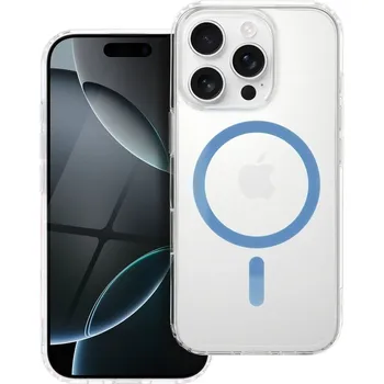 Náhradní kryt pro mobilní telefon Kryt Drop Glue Colorful Ring Mag Cover s Magsafe iPhone 11 light Blue