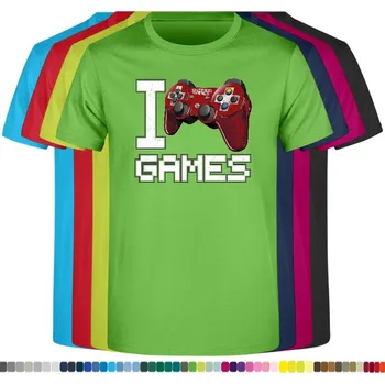 Pánské oblečení panske-levne-bavlnene-tricko-digi-potisk-pocitacove-hry Barva: Lime - limetková, velikost: M