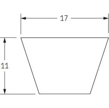 Klínový řemen 17x1250 Li - 1290 Lw BX49 PIX