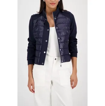 MONARI WELCOME NEW dámská bunda tmavě modrá na zip a klopou na druky