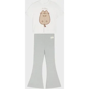 Dívčí tričko Sinsay - Set trička s krátkým rukávem a kalhot Pusheen the Cat - vícebarevná - 834HB-MLC - 834HB-MLC-140