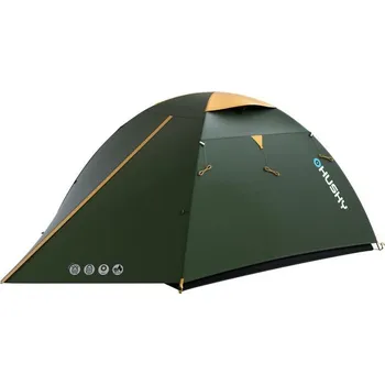 Stan Husky Bird 3 Classic zelený turistický stan (VÝPRODEJ) + DÁREK