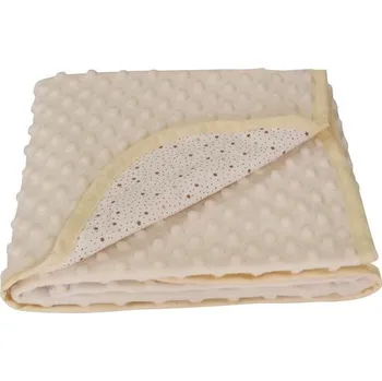 Dětská deka Tomi Deka minky - star žlutá