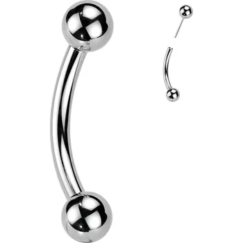 Piercing Šperky4U PUSH IN piercing k do obočí TITAN - TIT1375-1208