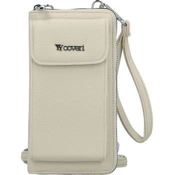 Peněženka Stylová dámská crossbody peněženka Coveri Berllys, krémová