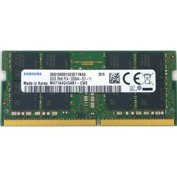 Operační paměť RAM SO-DIMM DDR4 32GB / PC3200 /UB/ Samsung (M471A4G43AB1-CWE)