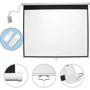 Projekční plátno JAGO Projekční plátno s dálkovým ovládáním, 152 x 152 cm