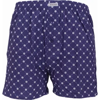 Trenýrky Pánské trenky Andrie s jemným vzorem PS 5966 navy velikost 3XL