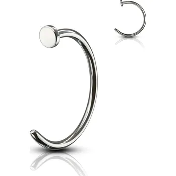 Piercing Šperky4U Piercing do nosu - kruh titan - TIT1048-1010
