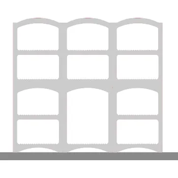 Stojan na víno Sestava Bloc Cellier Basic bílá