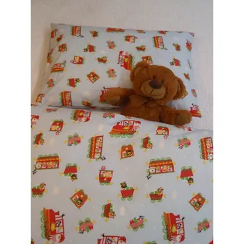 Povlečení Pro útulný domov Povlečení do postýlky Mašinky ROZMĚR: 35 x 55 + 110 x 125 cm - Ikea rozměr