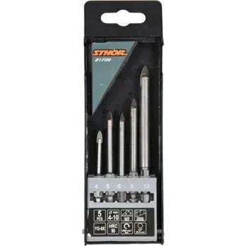 Vrták Vrták STHOR VRTÁK PRO SKLO A KERAMIKA SADA 5 ks. T21709