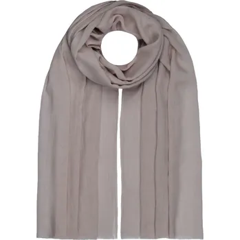 Šátek Dámský lehký obdélníkový šál 37515 - hnědé barvy 7200617-2