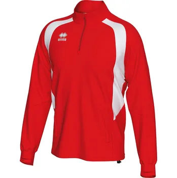Pánská mikina ERREA´ ERREA ALFONSO Tréninková mikina BARVA: červená - bílá, Velikost: XS Raglánové rukávy, vysoký límec, boční kapsy na zip