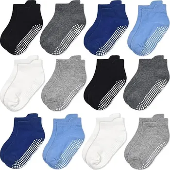 Dětské termoprádlo Dětské protiskluzové ponožky ABS – 12 párů, vel. 1-3 let